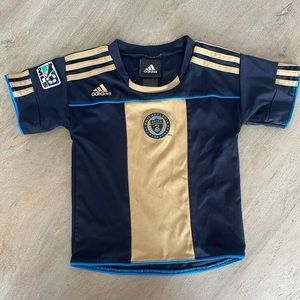 Official MLS kids jersey size 4T Philadelphia Union
